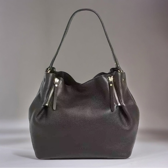 BURBERRY Maidstone Medium Leather and House Check Canvas Tote/Shoulder Bag - Picture 1 of 14